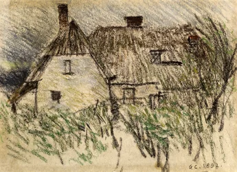 Hütte bei Walberswick, Suffolk, 1892
